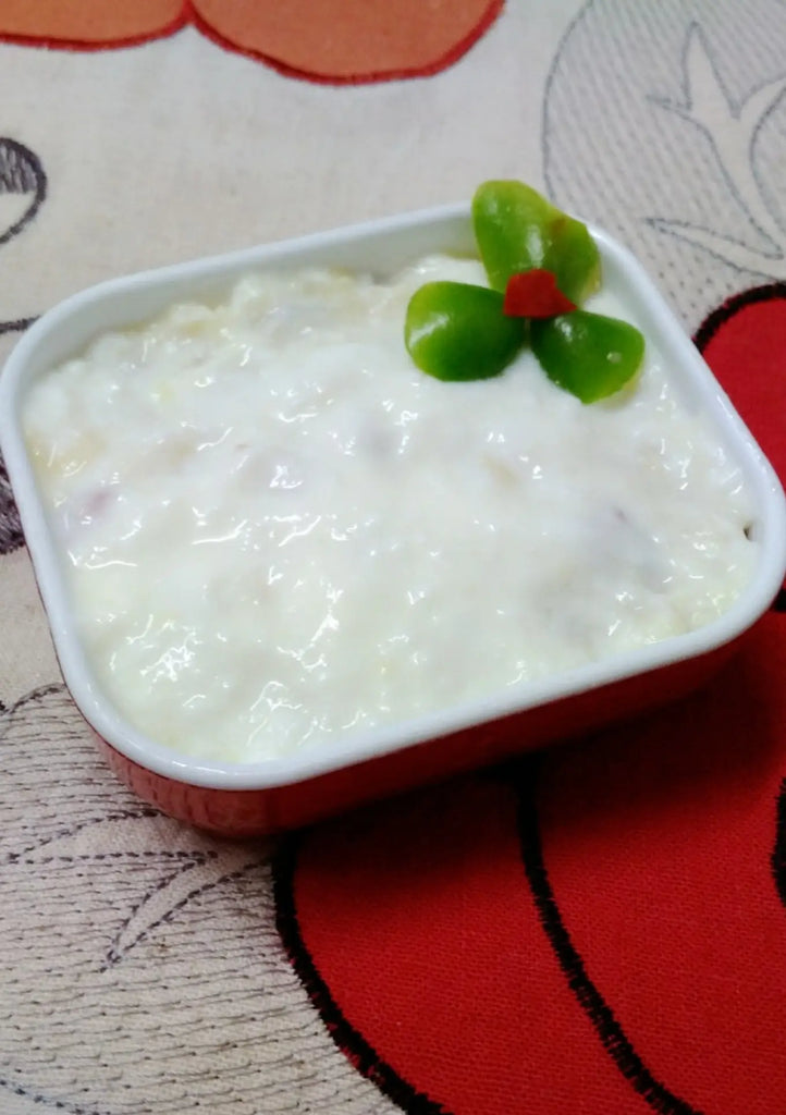 Rezept für Babyreis mit Früchten und Nüssen